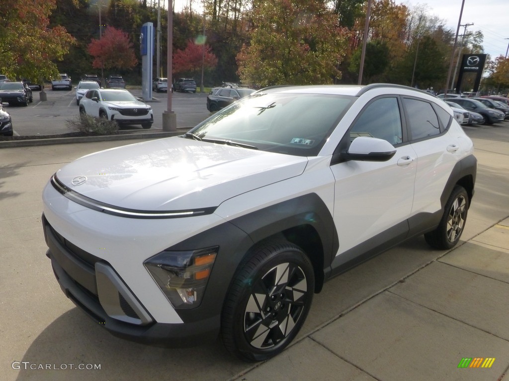 2024 Kona SEL AWD - Atlas White / Black photo #7