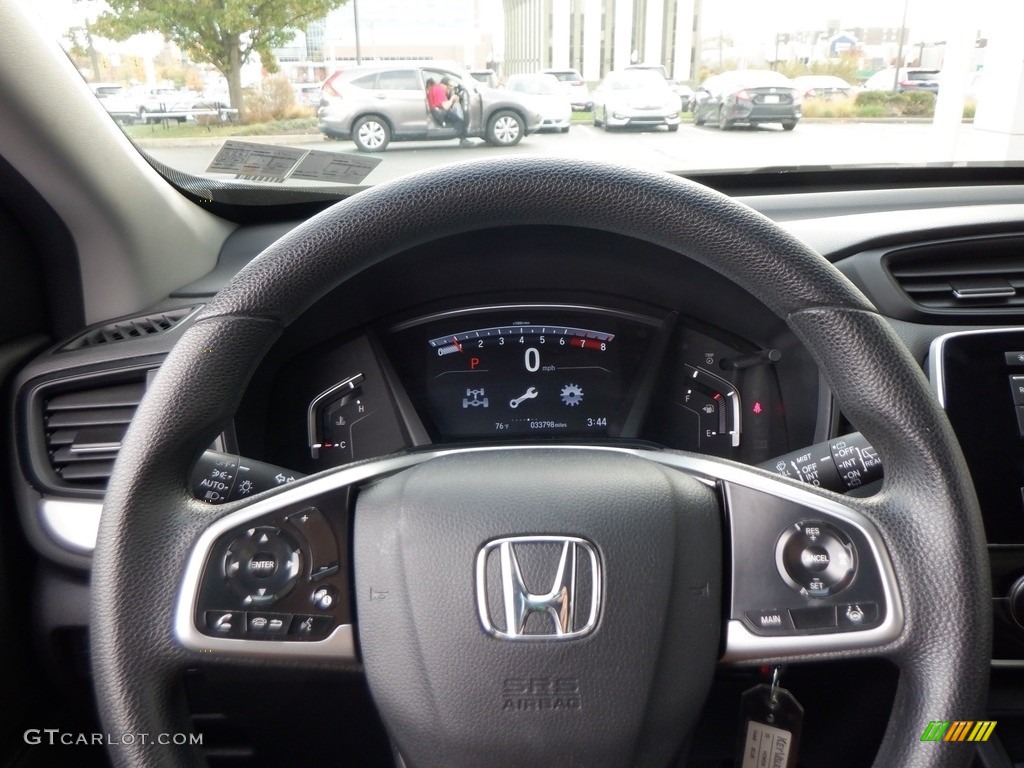 2020 Honda CR-V LX AWD Gray Steering Wheel Photo #146724527