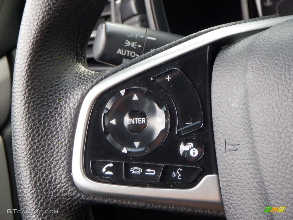 2020 Honda CR-V LX AWD Gray Steering Wheel Photo #146724534