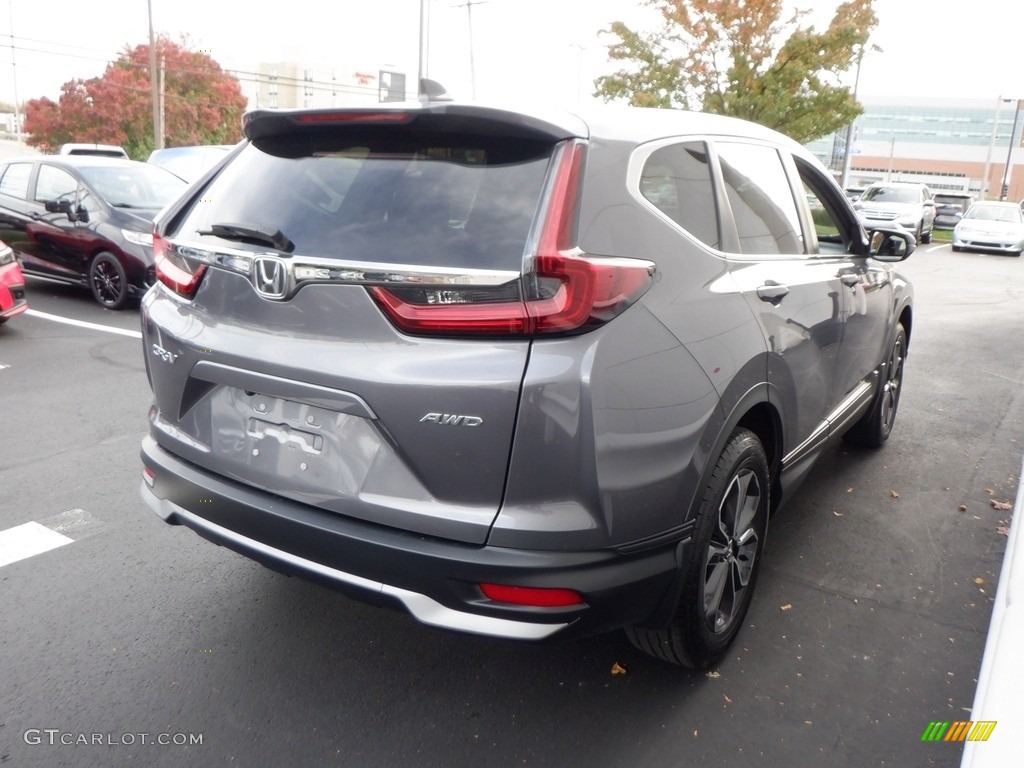 2020 CR-V EX AWD - Modern Steel Metallic / Black photo #5