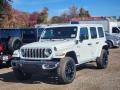 Bright White 2024 Jeep Wrangler 4-Door Sahara 4xe Hybrid