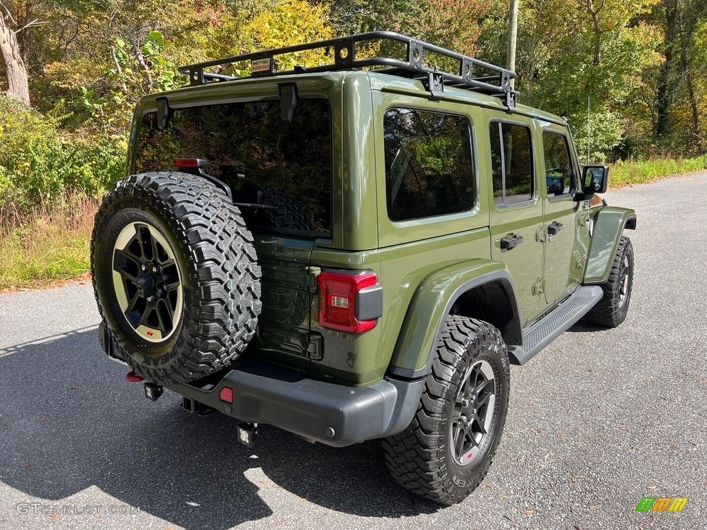 2021 Wrangler Unlimited Rubicon 4x4 - Sarge Green / Black photo #6