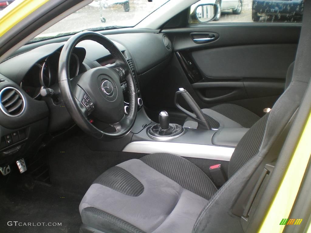 2004 RX-8  - Lightning Yellow / Black/Chapparal photo #10