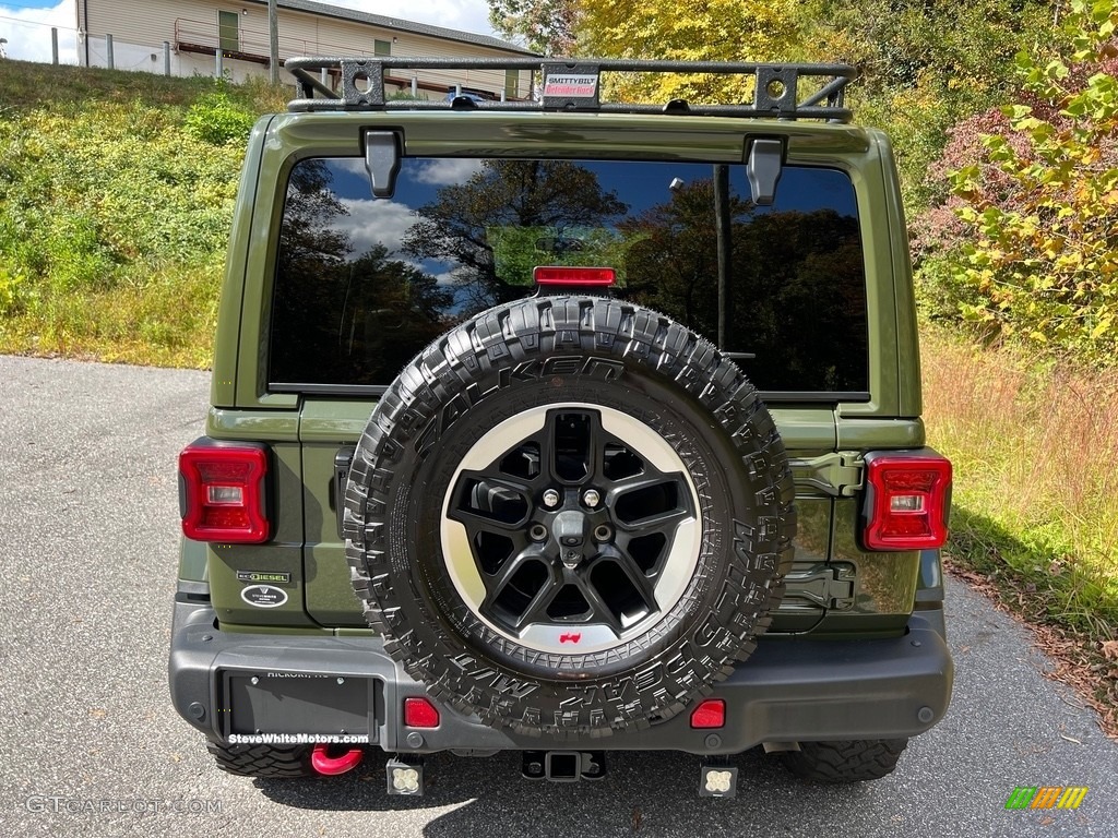 2021 Wrangler Unlimited Rubicon 4x4 - Sarge Green / Black photo #7