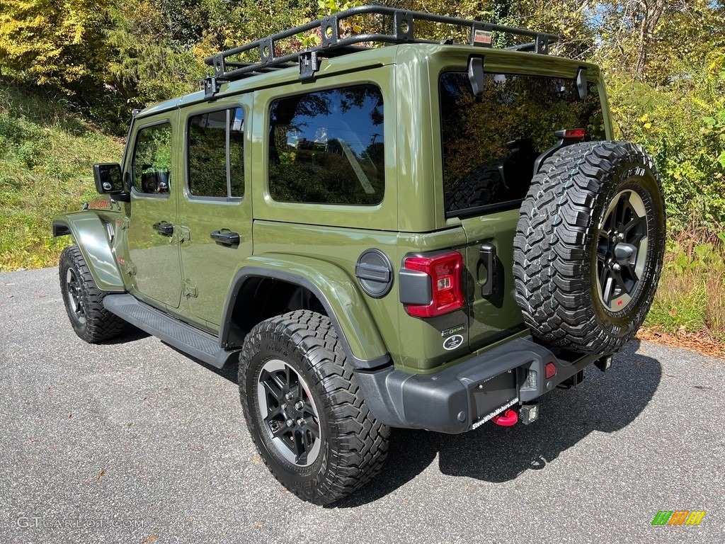 Sarge Green 2021 Jeep Wrangler Unlimited Rubicon 4x4 Exterior Photo #146724858