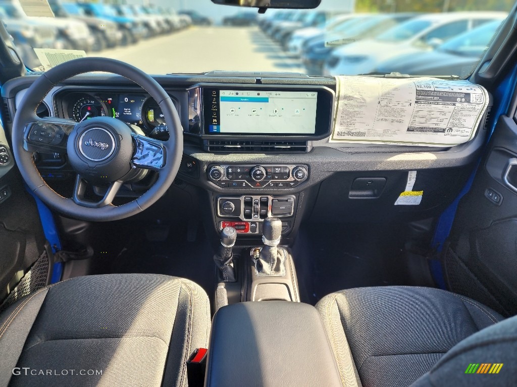 2024 Wrangler 4-Door Willys 4xe Hybrid - Hydro Blue Pearl / Black photo #7
