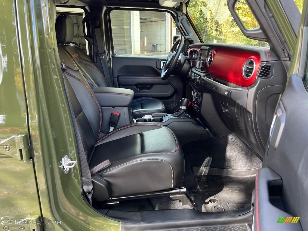 2021 Wrangler Unlimited Rubicon 4x4 - Sarge Green / Black photo #21