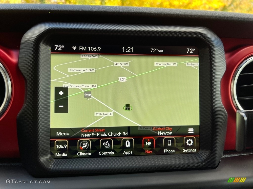 2021 Jeep Wrangler Unlimited Rubicon 4x4 Navigation Photo #146724963