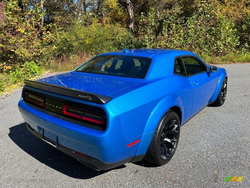 B5 Blue Pearl 2023 Dodge Challenger SRT Hellcat JailBreak Widebody Exterior Photo #146725002