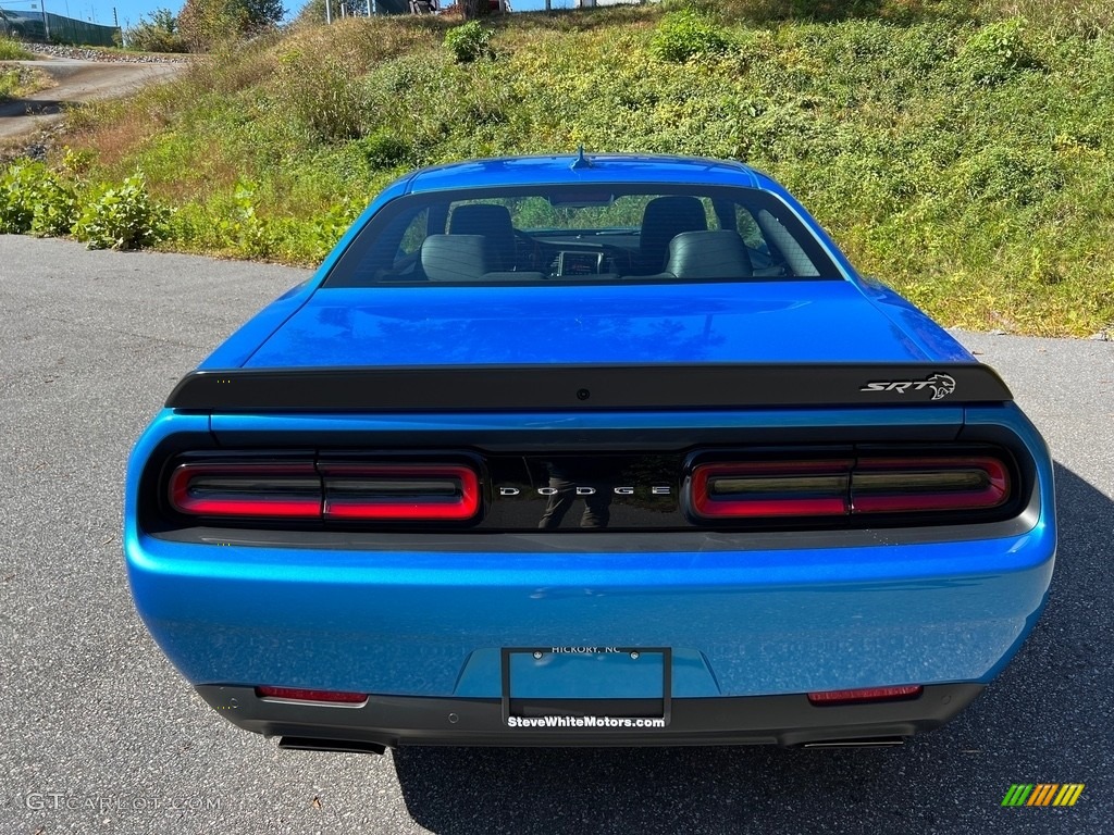B5 Blue Pearl 2023 Dodge Challenger SRT Hellcat JailBreak Widebody Exterior Photo #146725005
