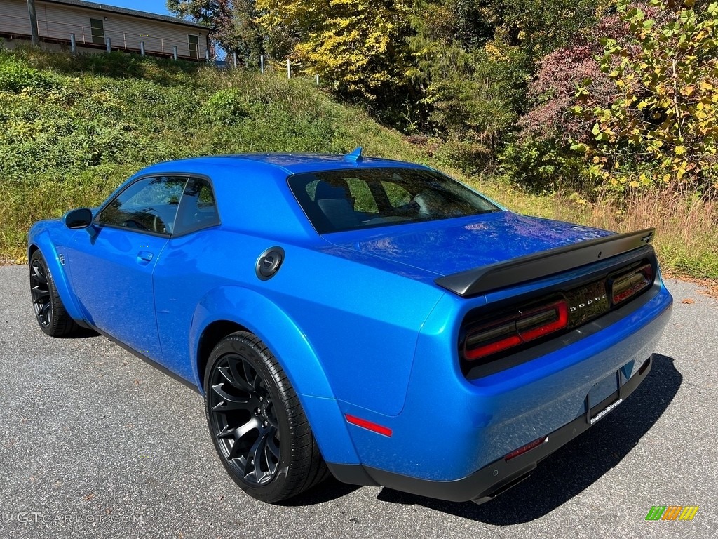 B5 Blue Pearl 2023 Dodge Challenger SRT Hellcat JailBreak Widebody Exterior Photo #146725008