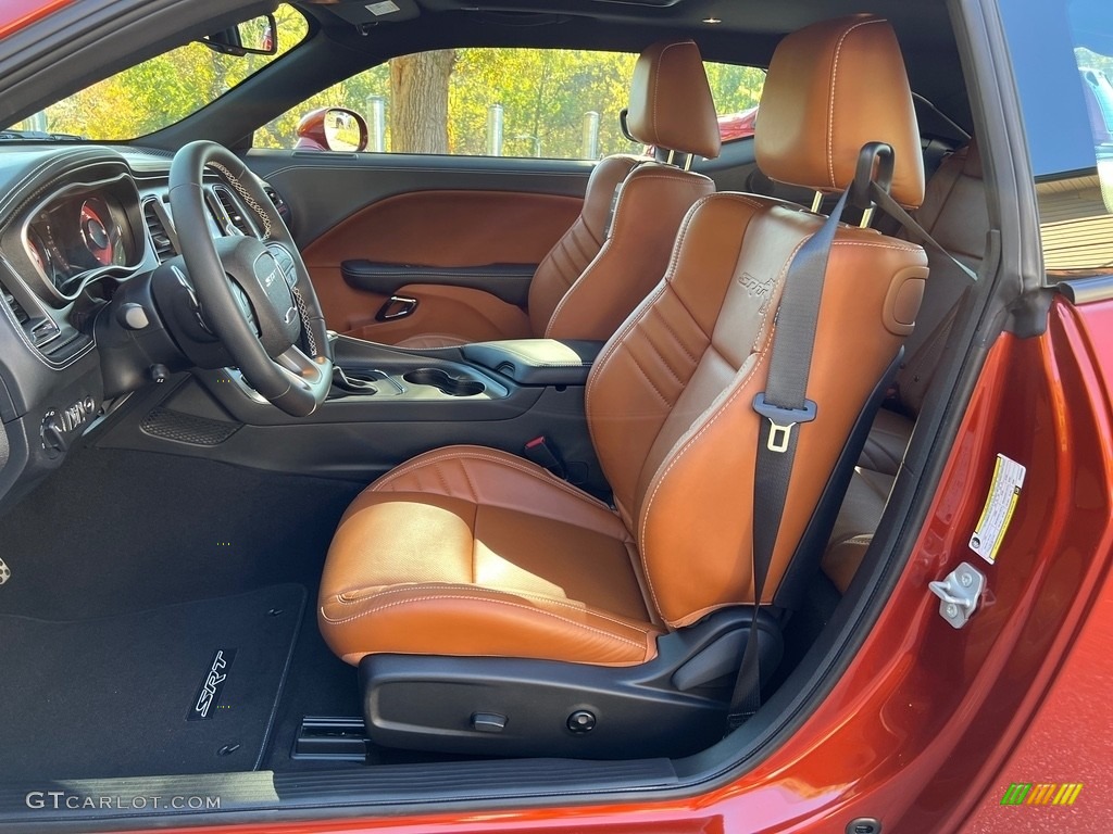 Sepia/Black Interior 2023 Dodge Challenger SRT Hellcat JailBreak Widebody Photo #146725122