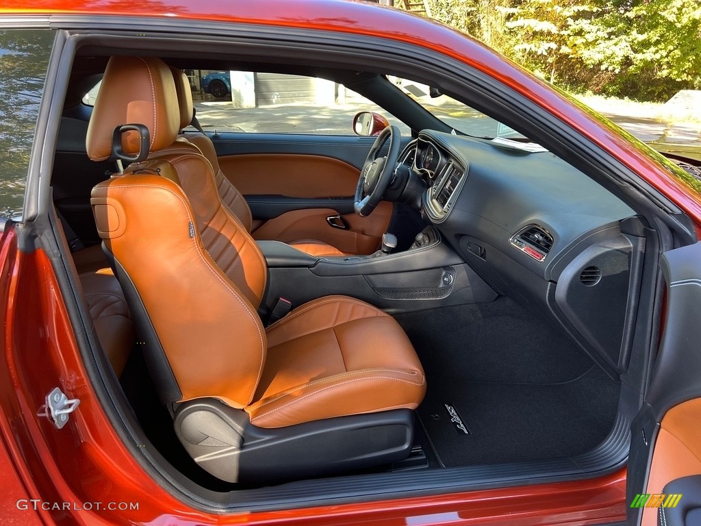 Sepia/Black Interior 2023 Dodge Challenger SRT Hellcat JailBreak Widebody Photo #146725137