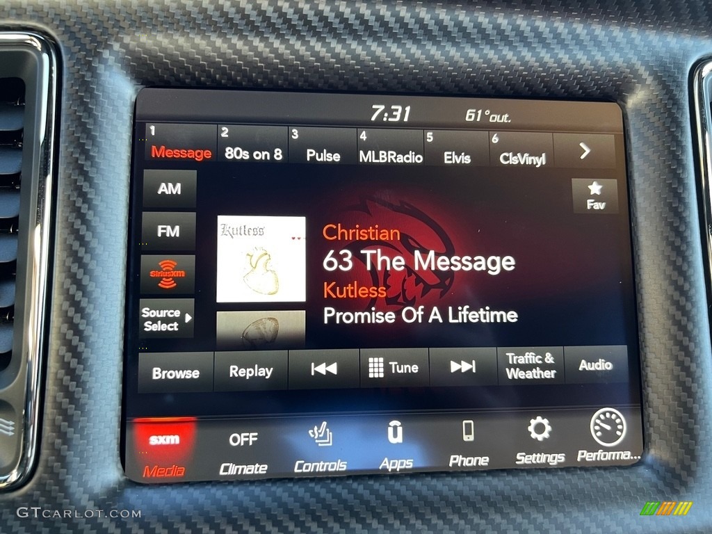 2023 Dodge Challenger SRT Hellcat JailBreak Widebody Audio System Photos