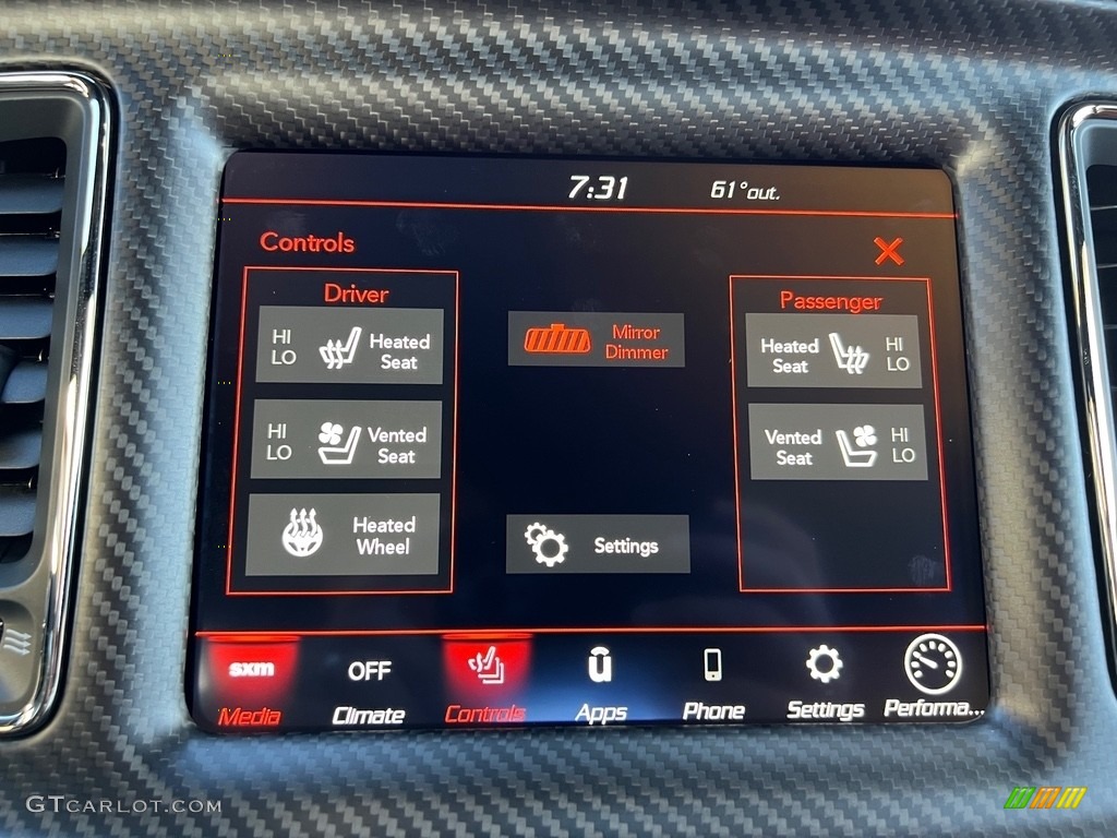 2023 Dodge Challenger SRT Hellcat JailBreak Widebody Controls Photo #146725152