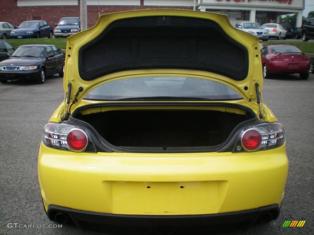 2004 RX-8  - Lightning Yellow / Black/Chapparal photo #12