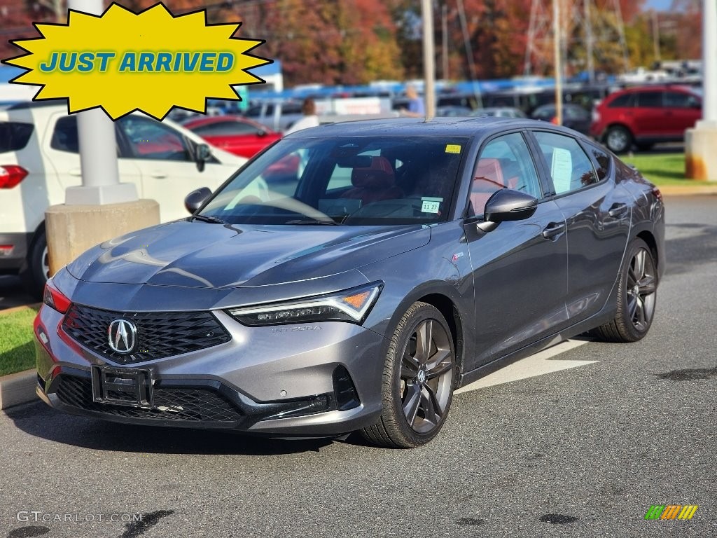 Liquid Carbon Metallic 2023 Acura Integra A-Spec Technology Hatchback Exterior Photo #146725559