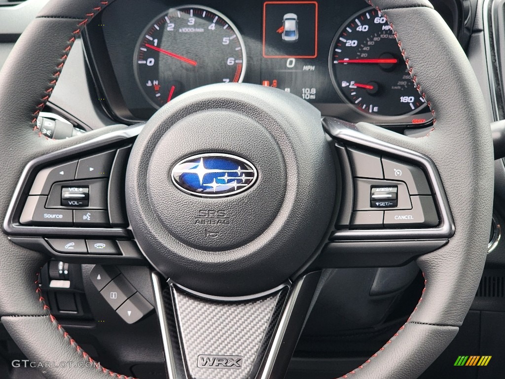 2023 Subaru WRX Premium Carbon Black Steering Wheel Photo #146725610
