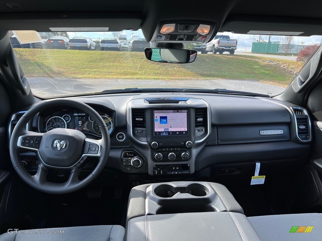 2024 Ram 1500 Big Horn Crew Cab 4x4 Diesel Gray/Black Dashboard Photo #146726234