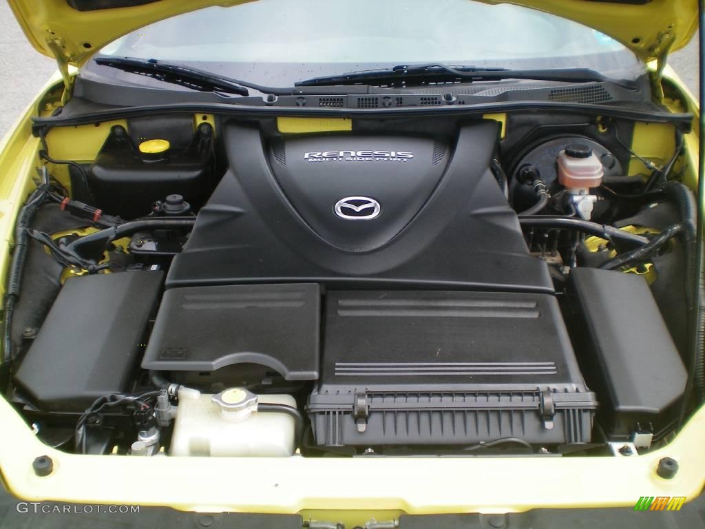 2004 RX-8  - Lightning Yellow / Black/Chapparal photo #18