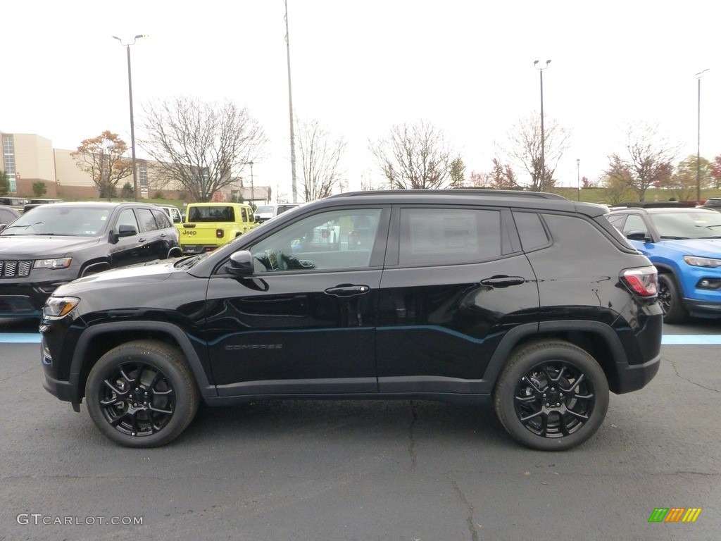 Diamond Black Crystal Pearl 2024 Jeep Compass Limited 4x4 Exterior Photo #146726822
