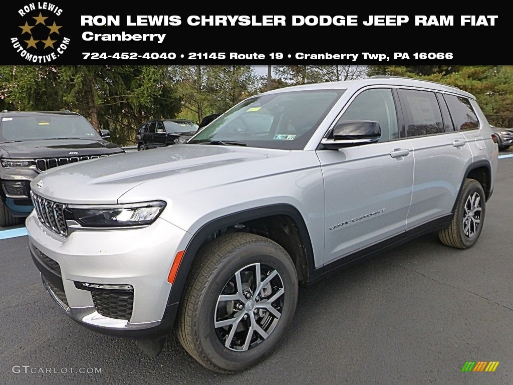 2024 Grand Cherokee L Limited 4x4 - Silver Zynith / Global Black photo #1