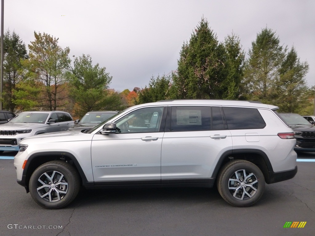 2024 Grand Cherokee L Limited 4x4 - Silver Zynith / Global Black photo #2