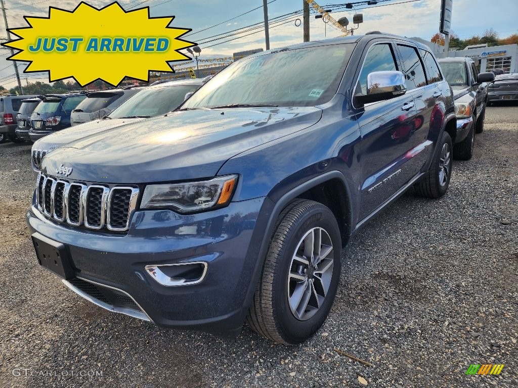 2021 Grand Cherokee Limited 4x4 - Slate Blue Pearl / Black photo #1