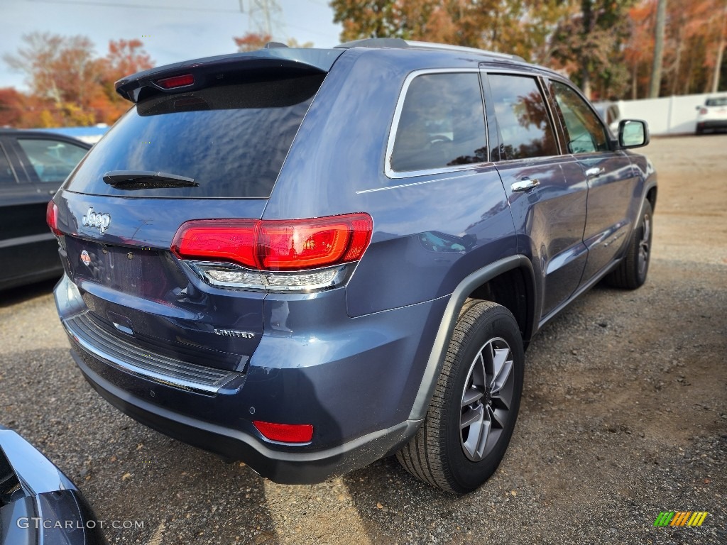 2021 Grand Cherokee Limited 4x4 - Slate Blue Pearl / Black photo #4