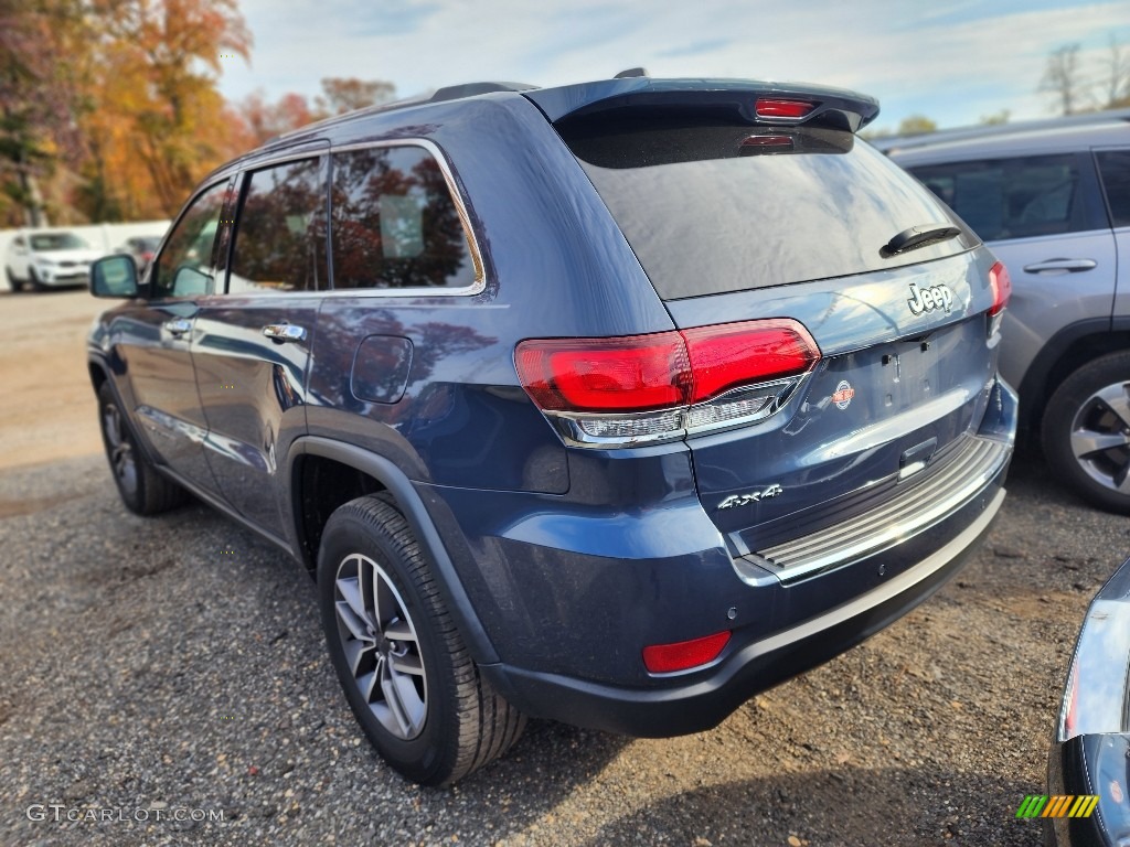 2021 Grand Cherokee Limited 4x4 - Slate Blue Pearl / Black photo #5