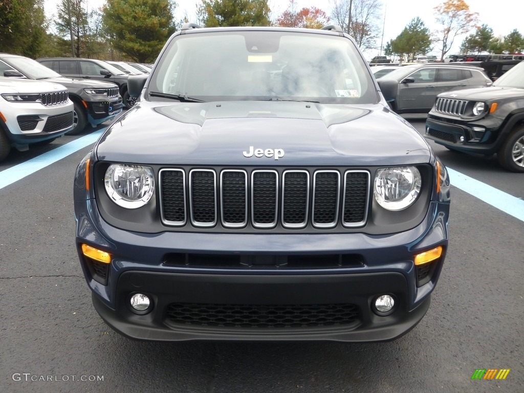 Slate Blue Pearl 2023 Jeep Renegade Latitude 4x4 Exterior Photo #146727929