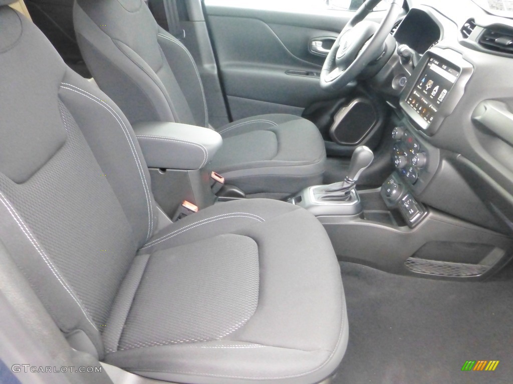 Black Interior 2023 Jeep Renegade Latitude 4x4 Photo #146727962