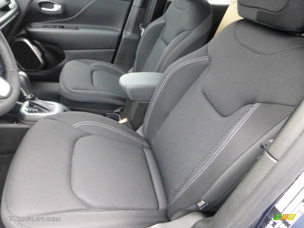 Black Interior 2023 Jeep Renegade Latitude 4x4 Photo #146727995