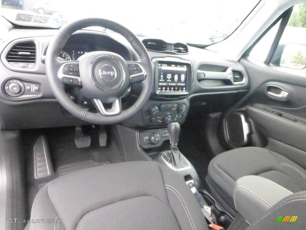 Black Interior 2023 Jeep Renegade Latitude 4x4 Photo #146728010