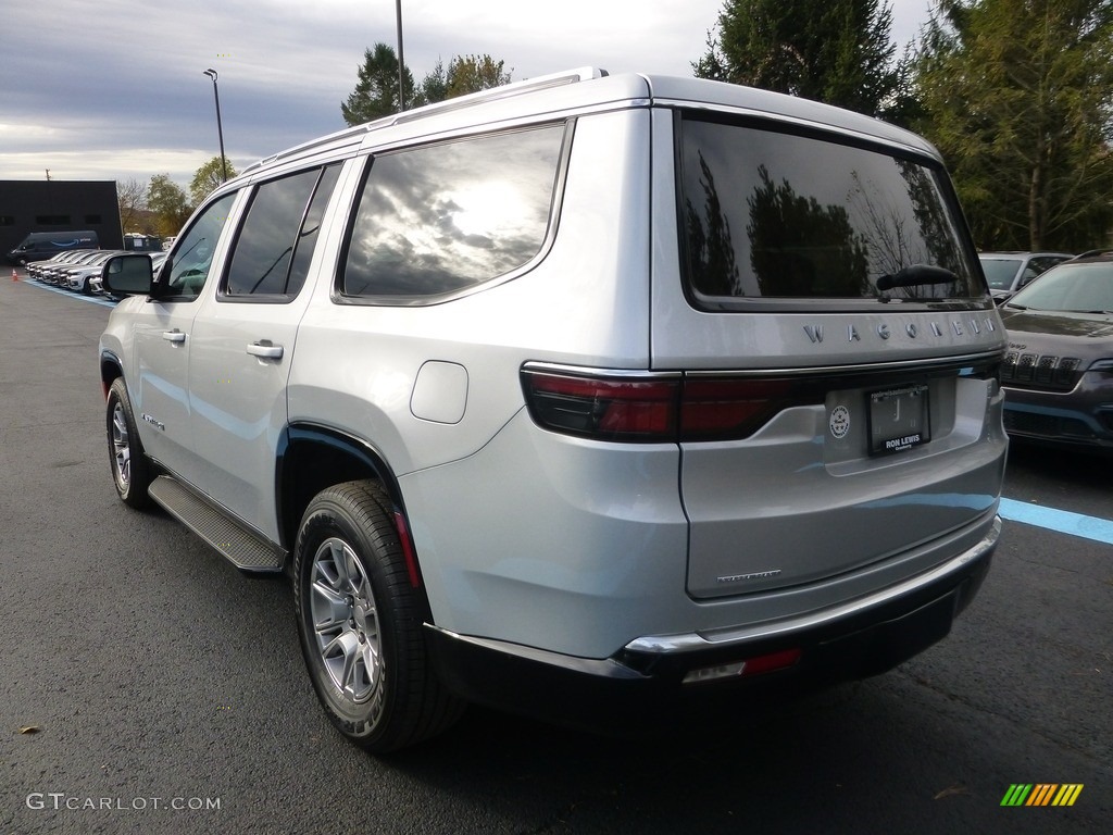 2023 Wagoneer Base 4x4 - Silver Zynith / Sea Salt/Black photo #3