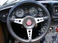 1980 MG MGB Tan Interior Steering Wheel Photo