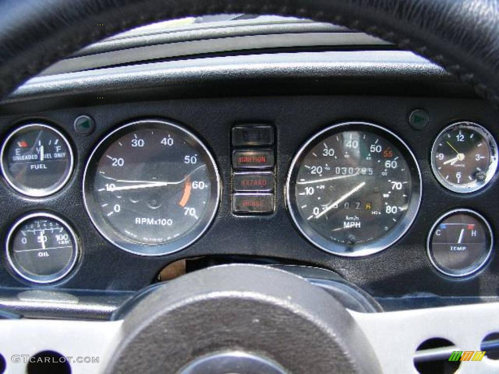 1980 MG MGB Mark III Limited Edition Gauges Photos