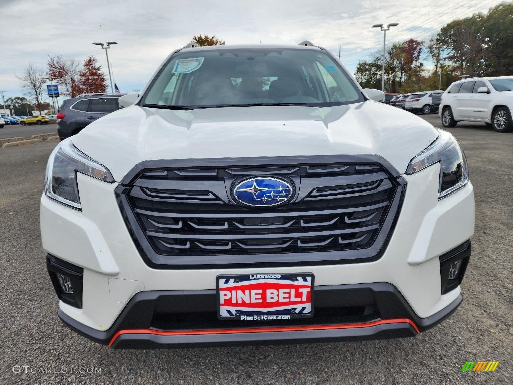 2023 Forester Sport - Crystal White Pearl / Black photo #2