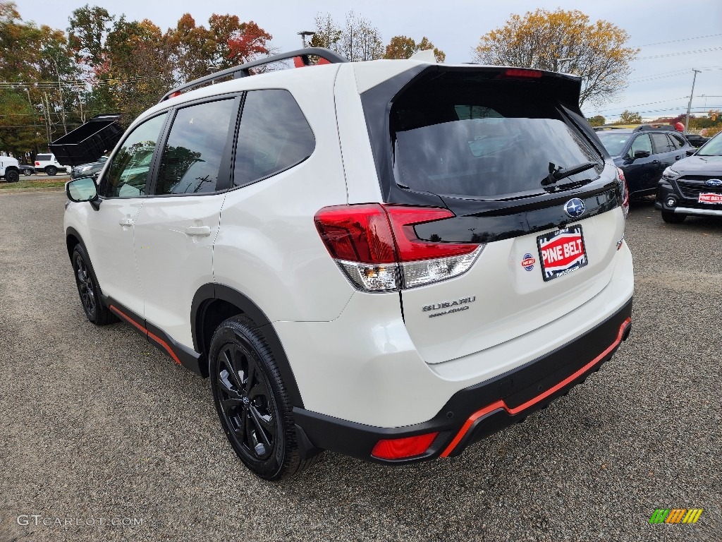 2023 Forester Sport - Crystal White Pearl / Black photo #4