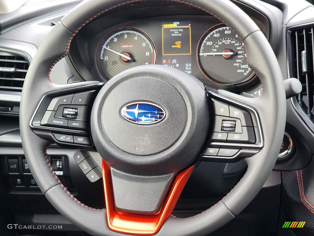 2023 Subaru Forester Sport Black Steering Wheel Photo #146728478