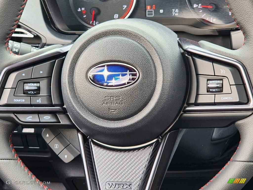 2023 Subaru WRX Premium Carbon Black Steering Wheel Photo #146728616