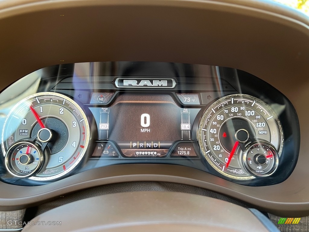 2022 Ram 2500 Limited Longhorn Crew Cab 4x4 Gauges Photo #146728712