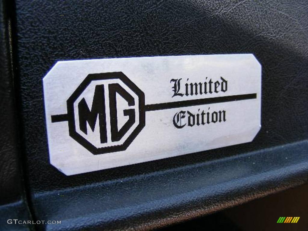 1980 MG MGB Mark III Limited Edition Marks and Logos Photo #14672890