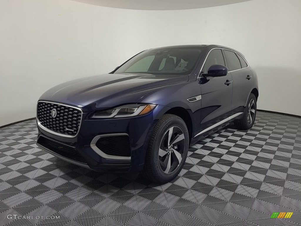 Portofino Blue Metallic 2024 Jaguar F-PACE P400 R-Dynamic S Exterior Photo #146729450