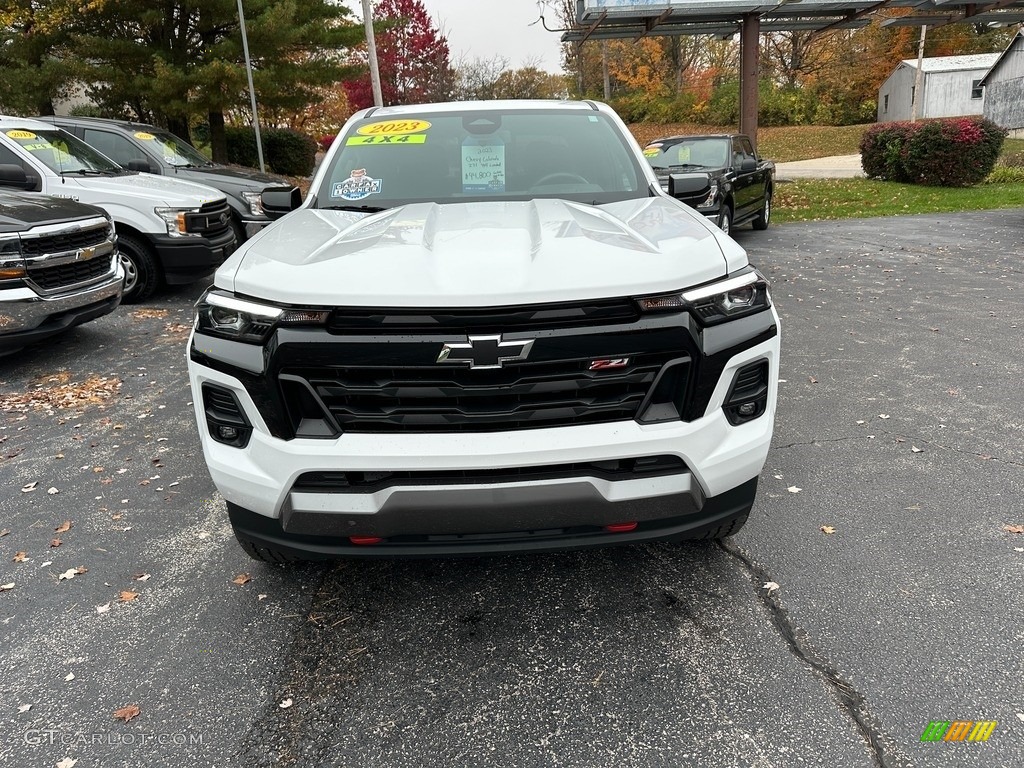 2023 Colorado Z71 Crew Cab 4x4 - Summit White / Jet Black/Adrenaline Red photo #3