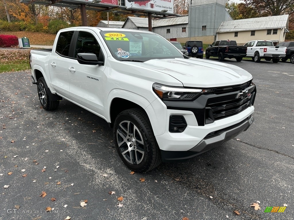 Summit White 2023 Chevrolet Colorado Z71 Crew Cab 4x4 Exterior Photo #146729534