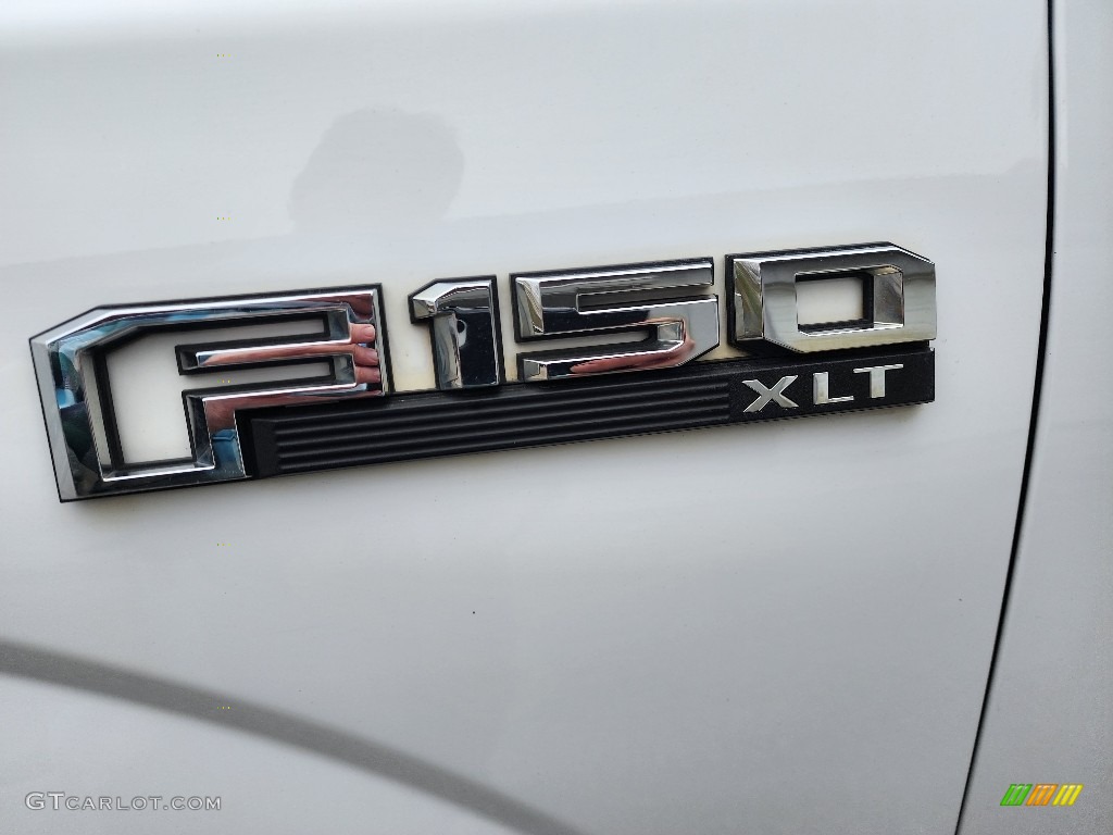 2015 F150 XLT SuperCrew 4x4 - Oxford White / Medium Earth Gray photo #9