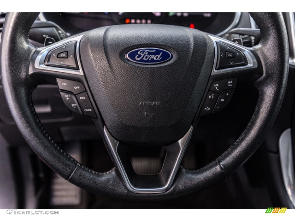 2017 Ford Edge Titanium Steering Wheel Photos
