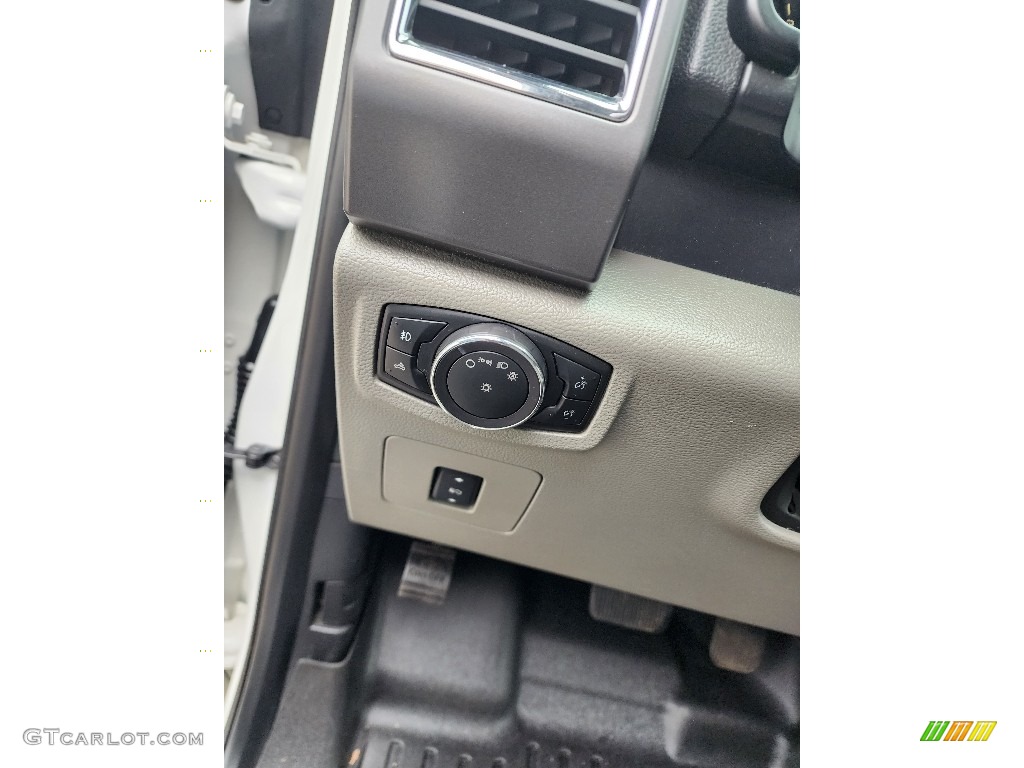 2015 F150 XLT SuperCrew 4x4 - Oxford White / Medium Earth Gray photo #12