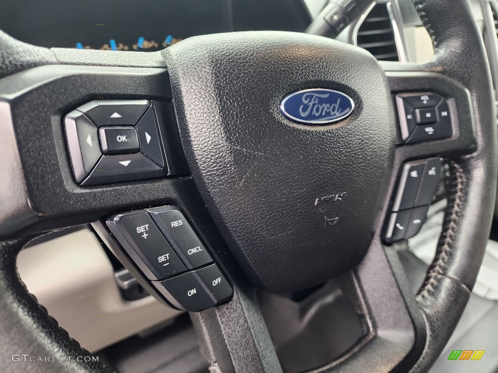 2015 F150 XLT SuperCrew 4x4 - Oxford White / Medium Earth Gray photo #13